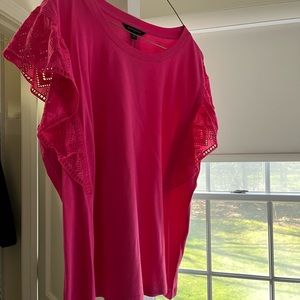 Banana Republic eyelet short sleeve shirt! NWT